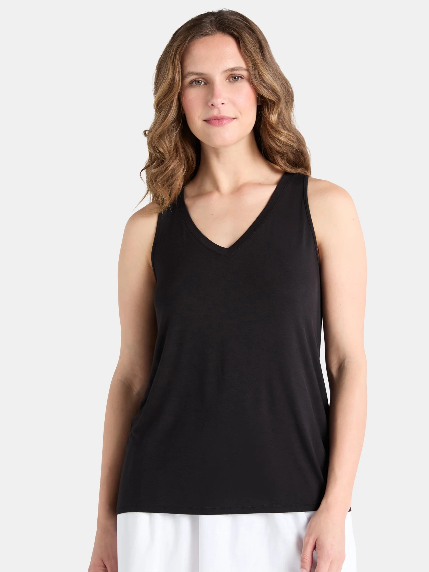 Time and Tru Women's High Low Tank Top, Sizes XS-XXXL | Walmart (US)
