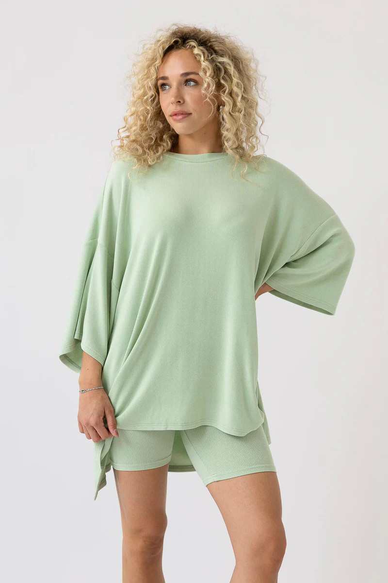 All Weekend Long Set Mint Matcha | The Foxy Kind