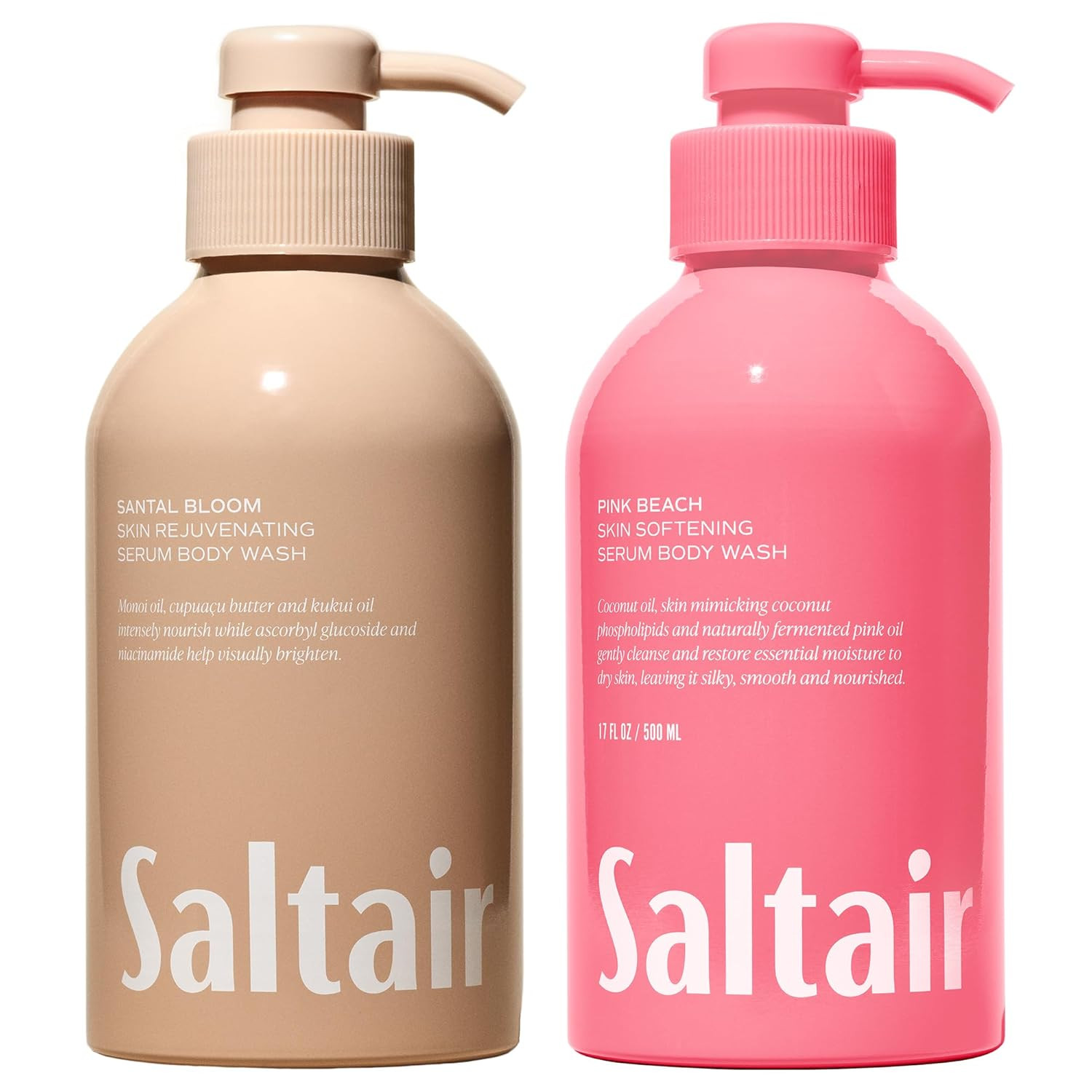 Saltair Body Wash, Signature Scents 2-Pack. Moisturizing Body Cleanser with Monoi Oil and Cupuacu... | Amazon (US)