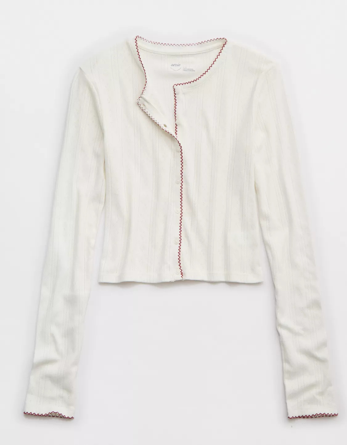 Aerie Off-Duty Pointelle Cardigan | Aerie