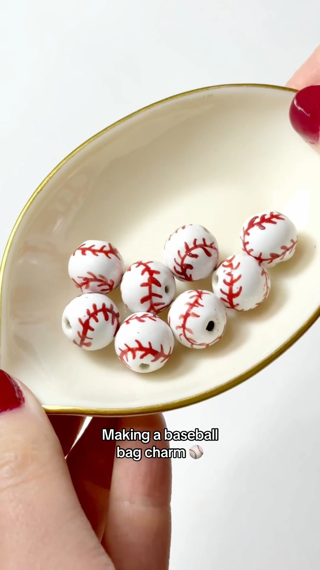 DIY baseball bag charm/ keychain for baseball season⚾️

#LTKSeasonal #LTKBeauty #LTKmomlife