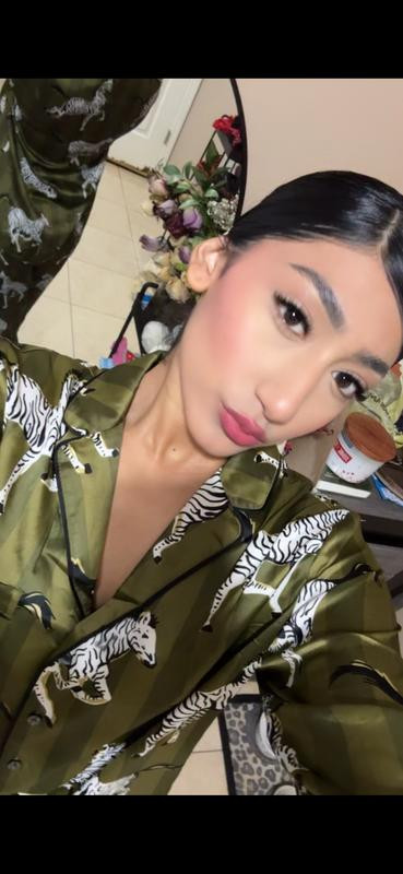 Buy Glazed Satin Long Pajama Set, Print - Order Pajamas Sets online - Victoria's Secret US | Victoria's Secret (US / CA )