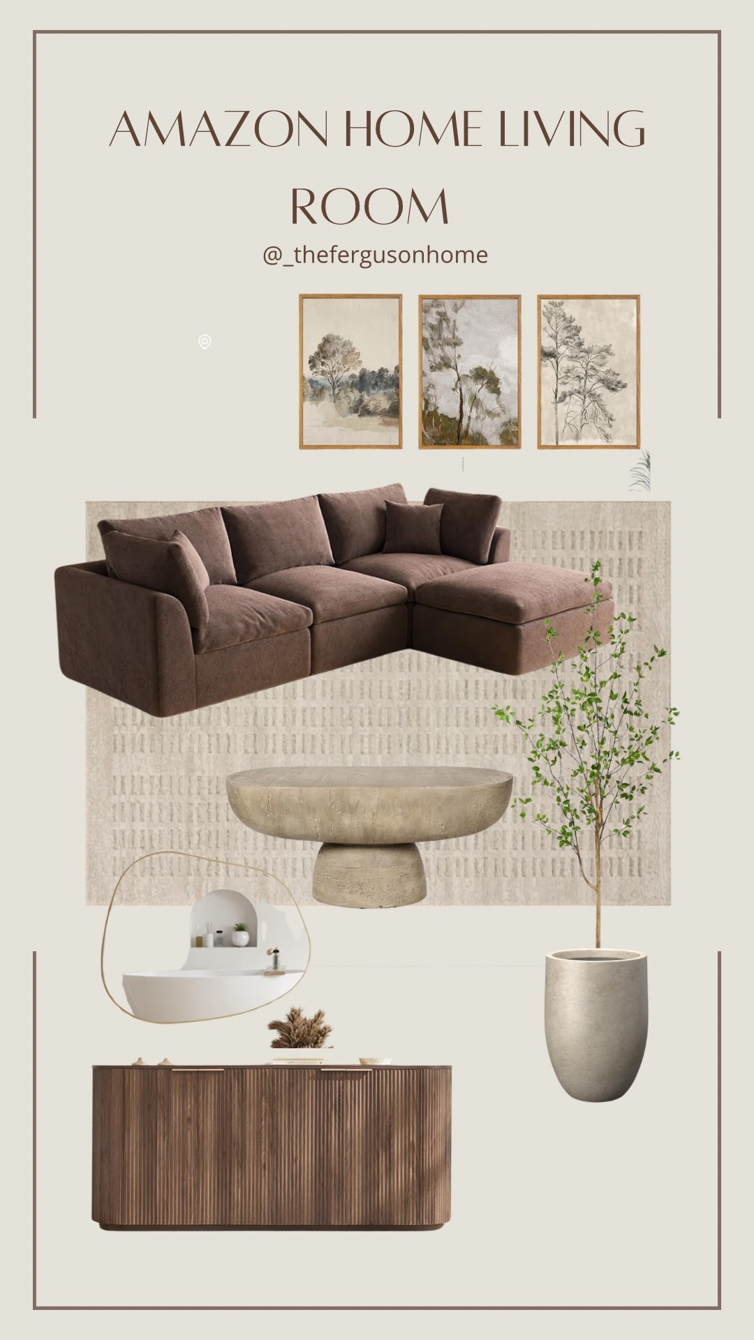 Amazon Home Living Room Moodboard 🤎

#LTKHome