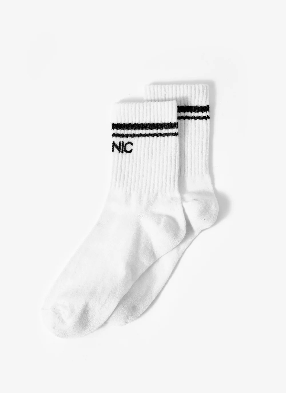Black Iconic Slogan Ankle Socks | Mint Velvet