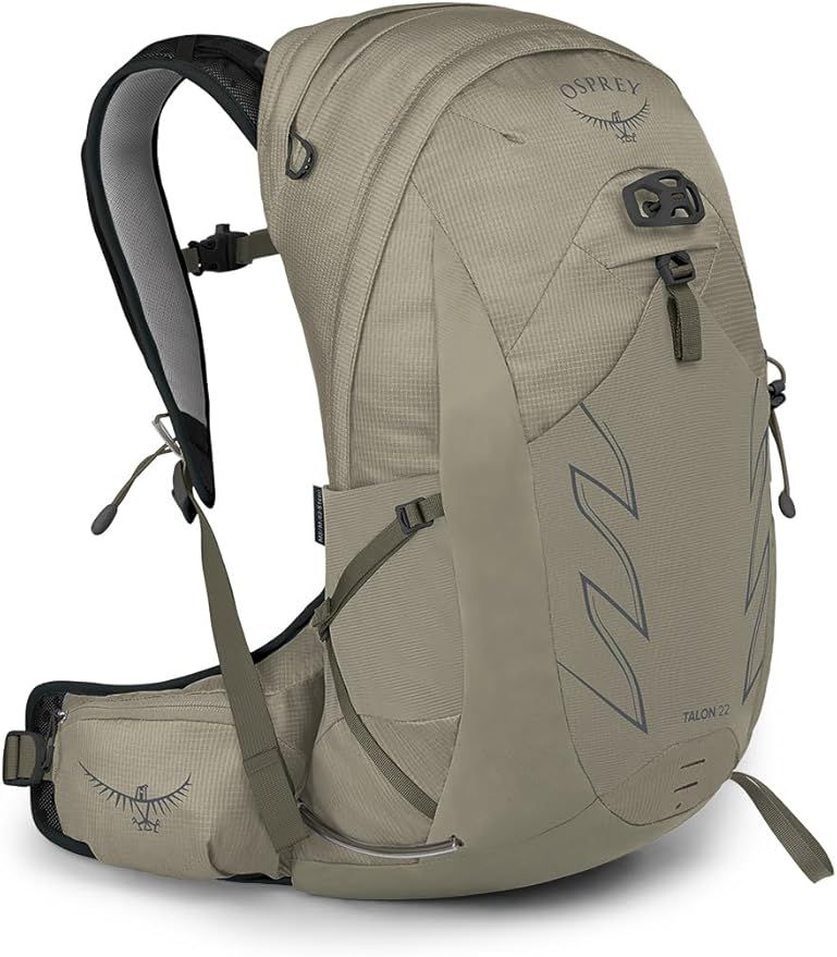 Osprey Talon 22L Men's Hiking Backpack with Hipbelt, Sawdust/Earl Grey, L/XL | Amazon (US)