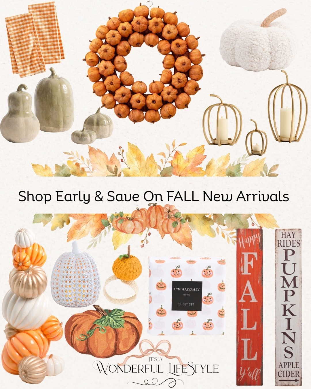 Hey friends! 🍂 Fall Arrivals are dropping now, and I’m so excited to share my early decor picks with you! I know Summer is just beginning but I had to share these pretty fall pieces.
Check out these cozy pieces that will help transform your space into a warm and inviting autumn retreat. #FallDecor #AutumnVibes

#LTKHome #LTKFindsUnder100 #LTKSeasonal
