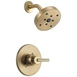 Delta Faucet Trinsic 14 Series Single-Function Shower Trim Kit with Single-Spray H2Okinetic Shower H | Amazon (US)