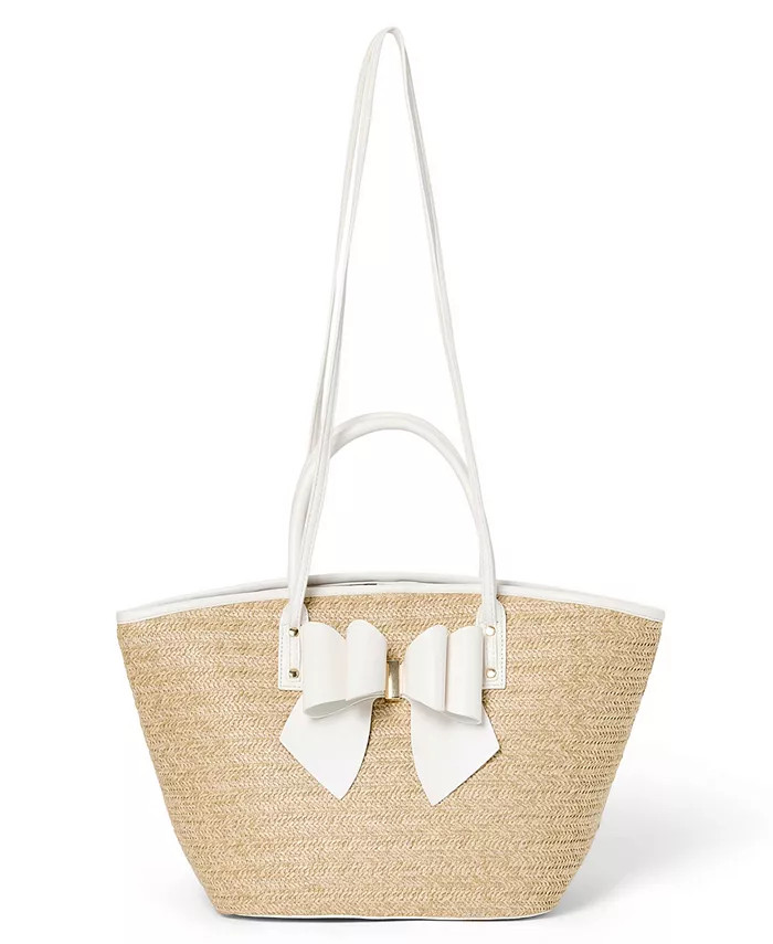 Women's Veronica Polka Straw Tote | Macys (US)