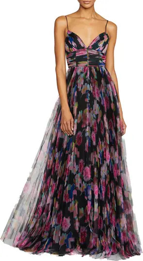 ML Monique Lhuillier Yvonne Mesh Gown | Nordstrom | Nordstrom