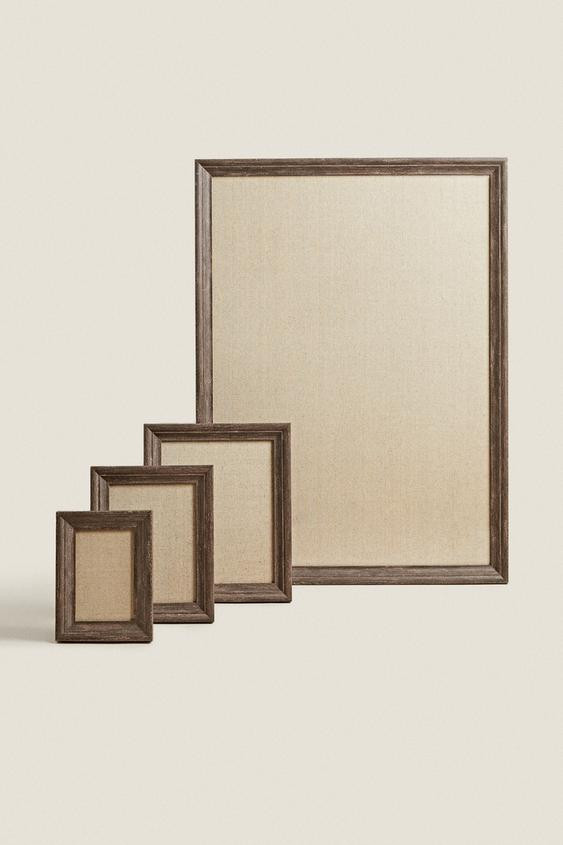 MATTE WOODEN PICTURE FRAME | Zara US