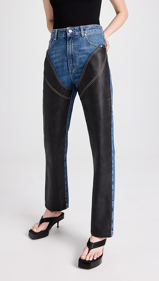 Mid Blue Vintage With Alter Mat Chap Jeans | Shopbop