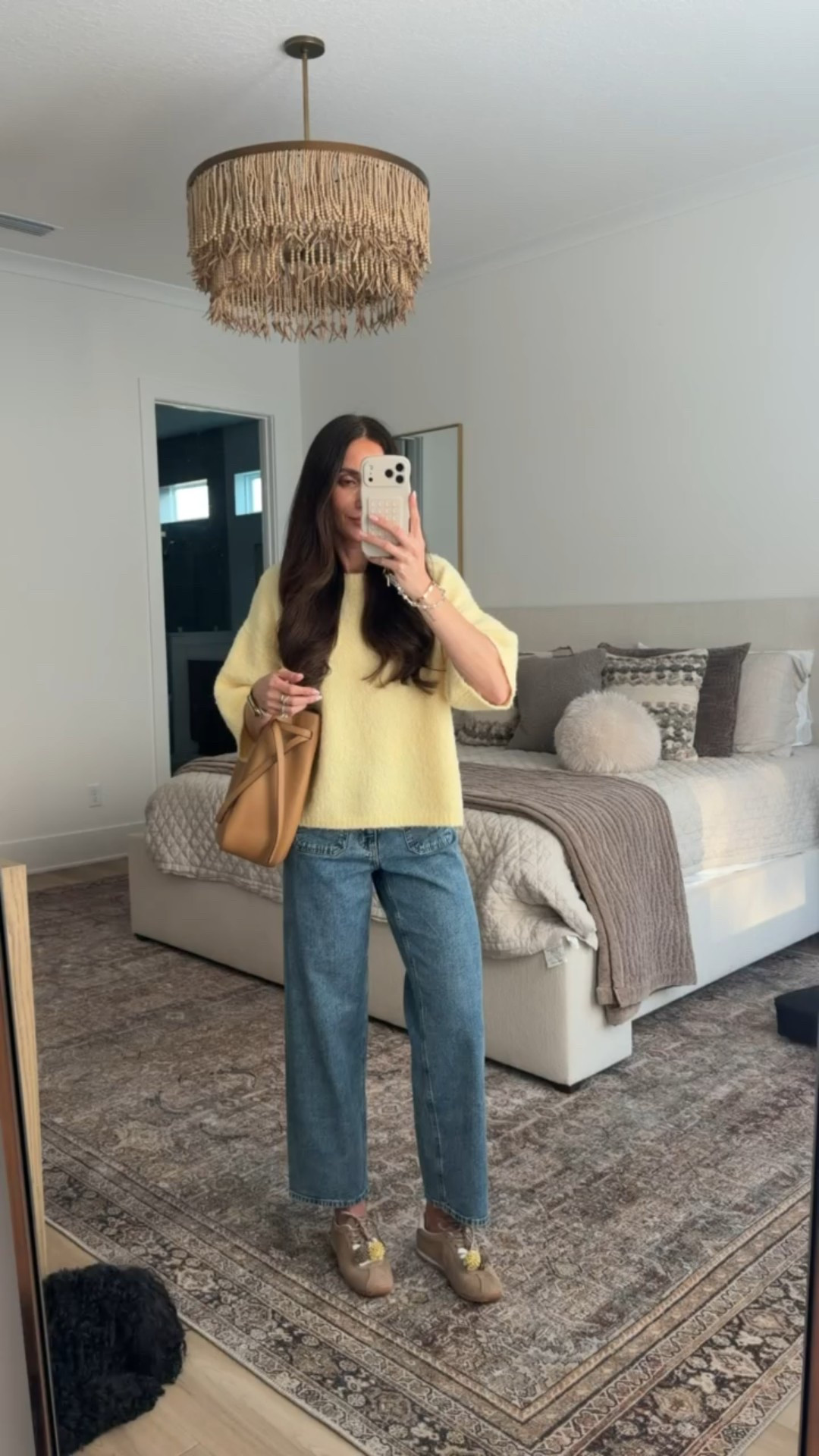 Target new arrivals, small in sweater, 2 in jeans 

casual outfit, target finds, butter yellow, cropped jeans, Tory Burch bucket bag, annabrstyle

#LTKOver40 #LTKootd