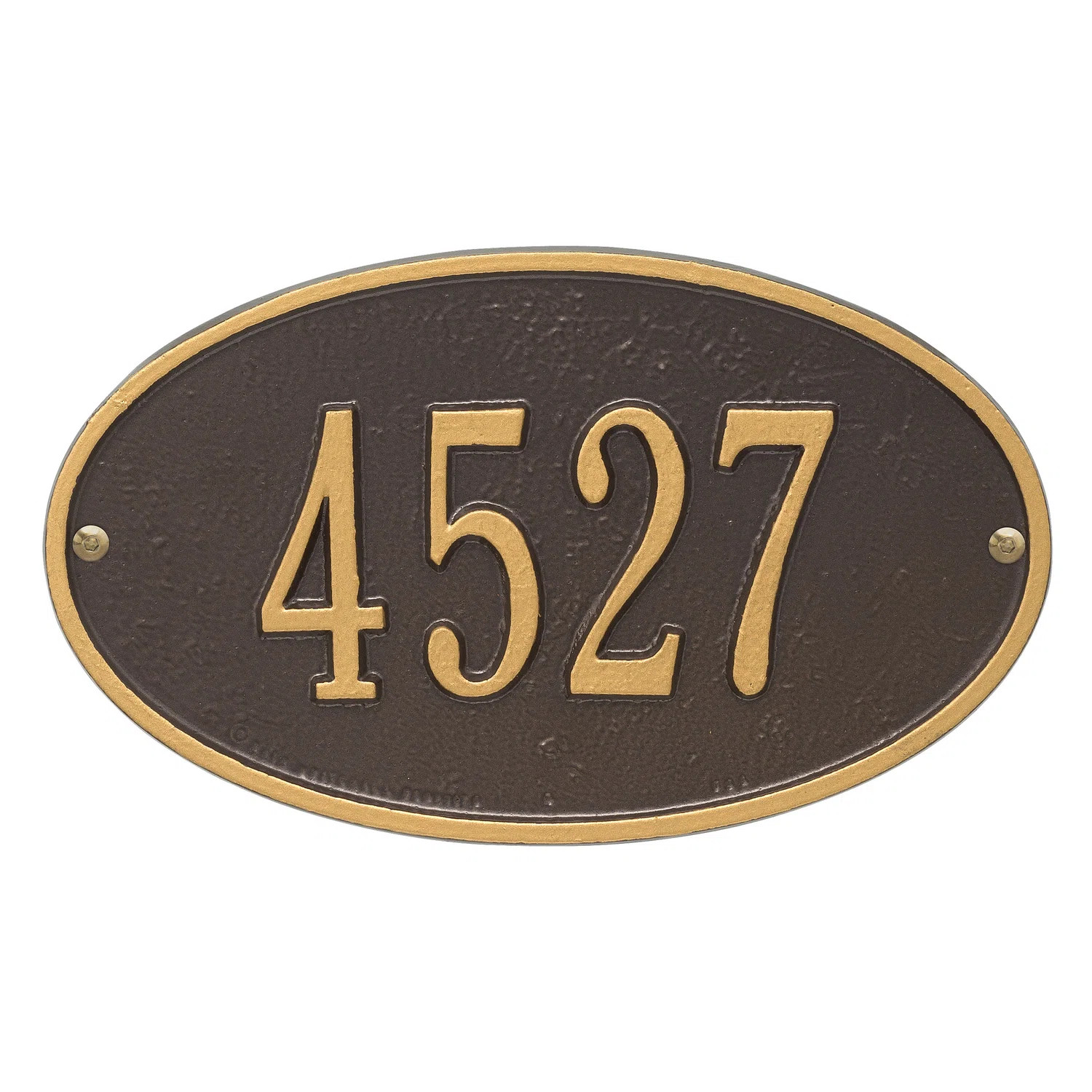Old Century Forge Oval 1-Line Wall Address Plaque & Reviews | Wayfair | Wayfair North America