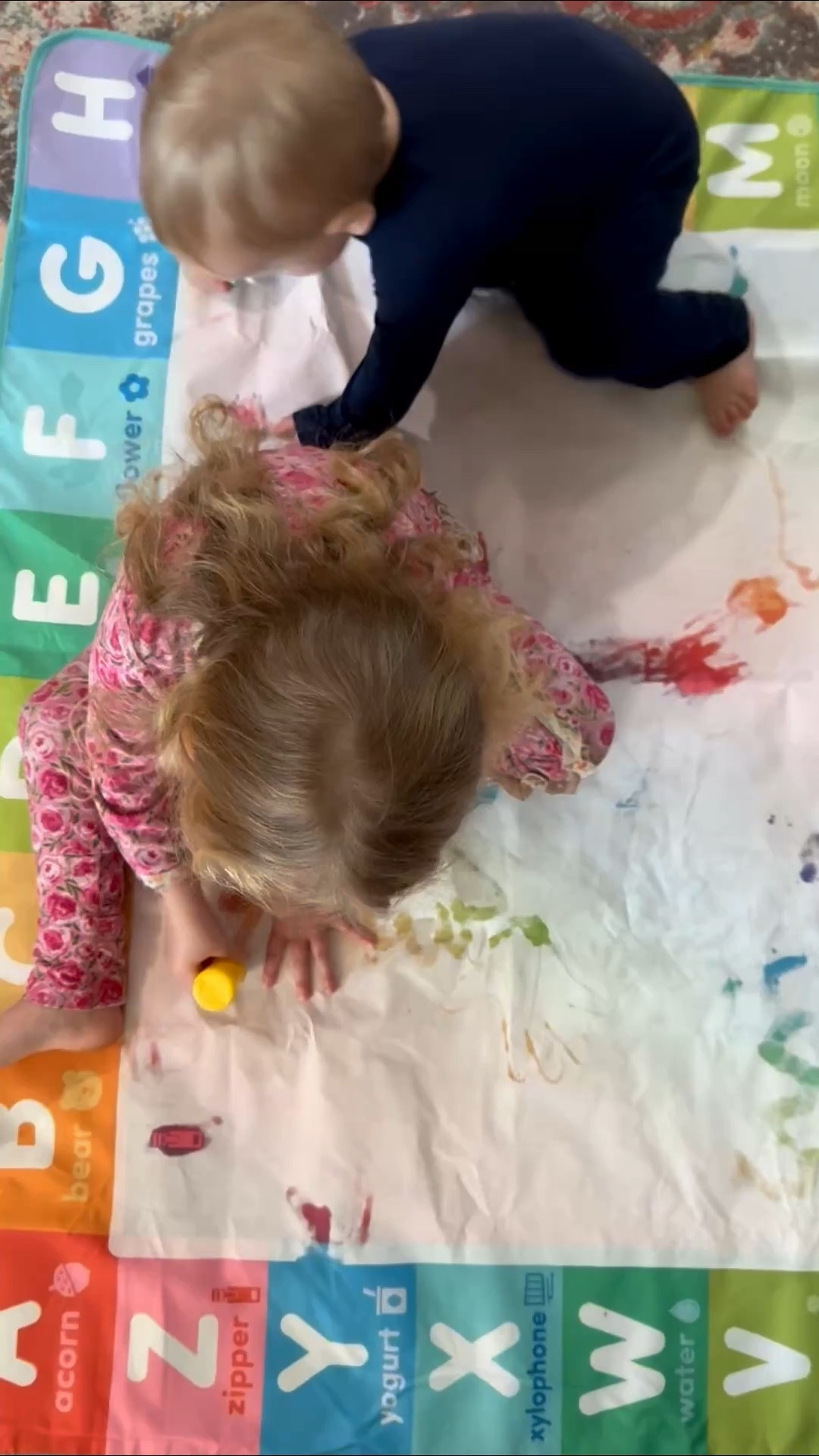 A mess-free doodle mat is a must for toddlers 🩷🩵

#LTKKids #LTKmomlife #LTKBaby