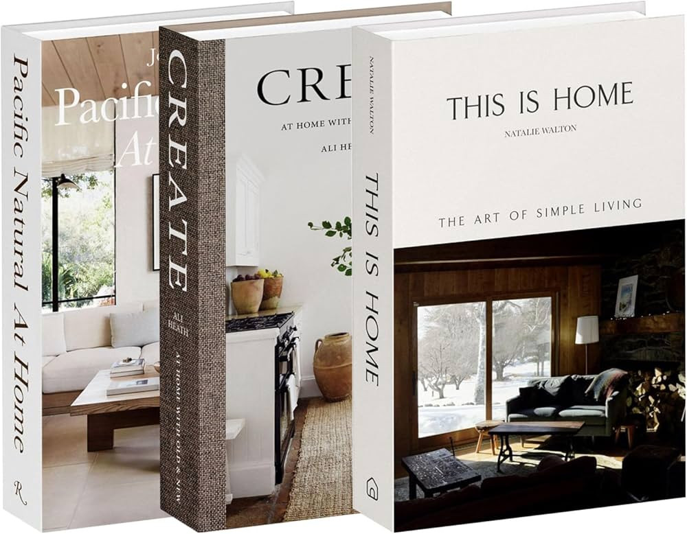 3 Pack Decorative Faux Books Set for Home Aesthetic - Luyseyha Fake Hollow Books Decor for Booksh... | Amazon (CA)