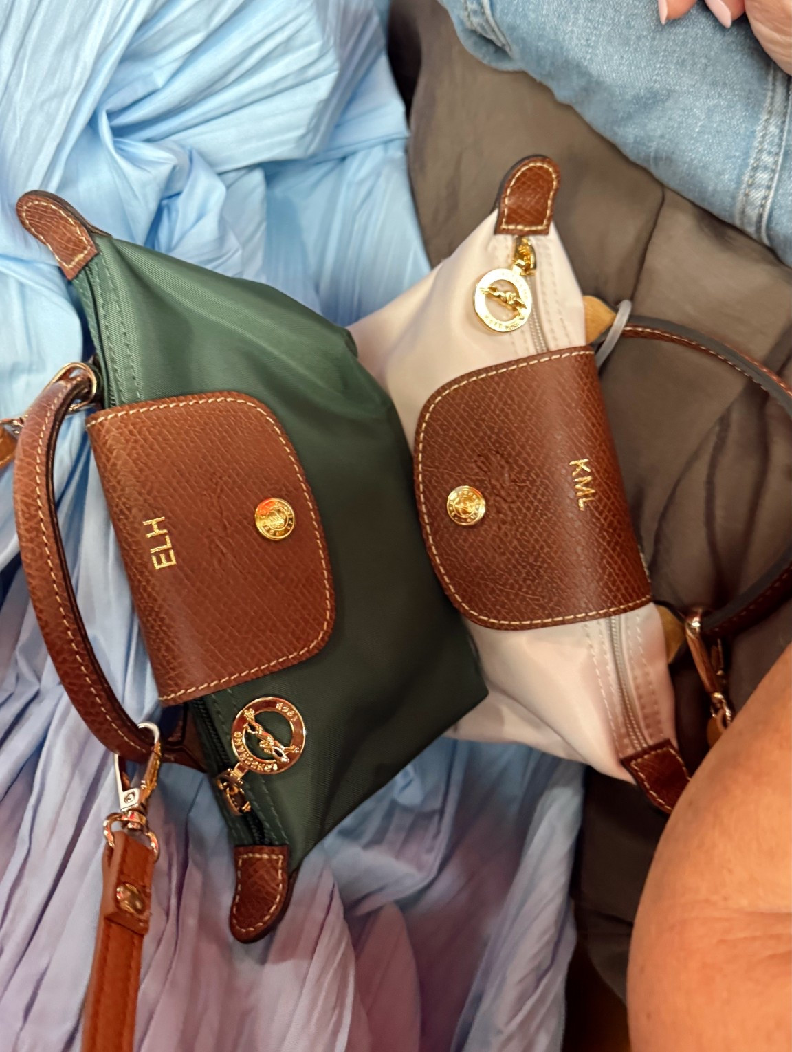 matching Longchamp minis! the perfect fall bag 