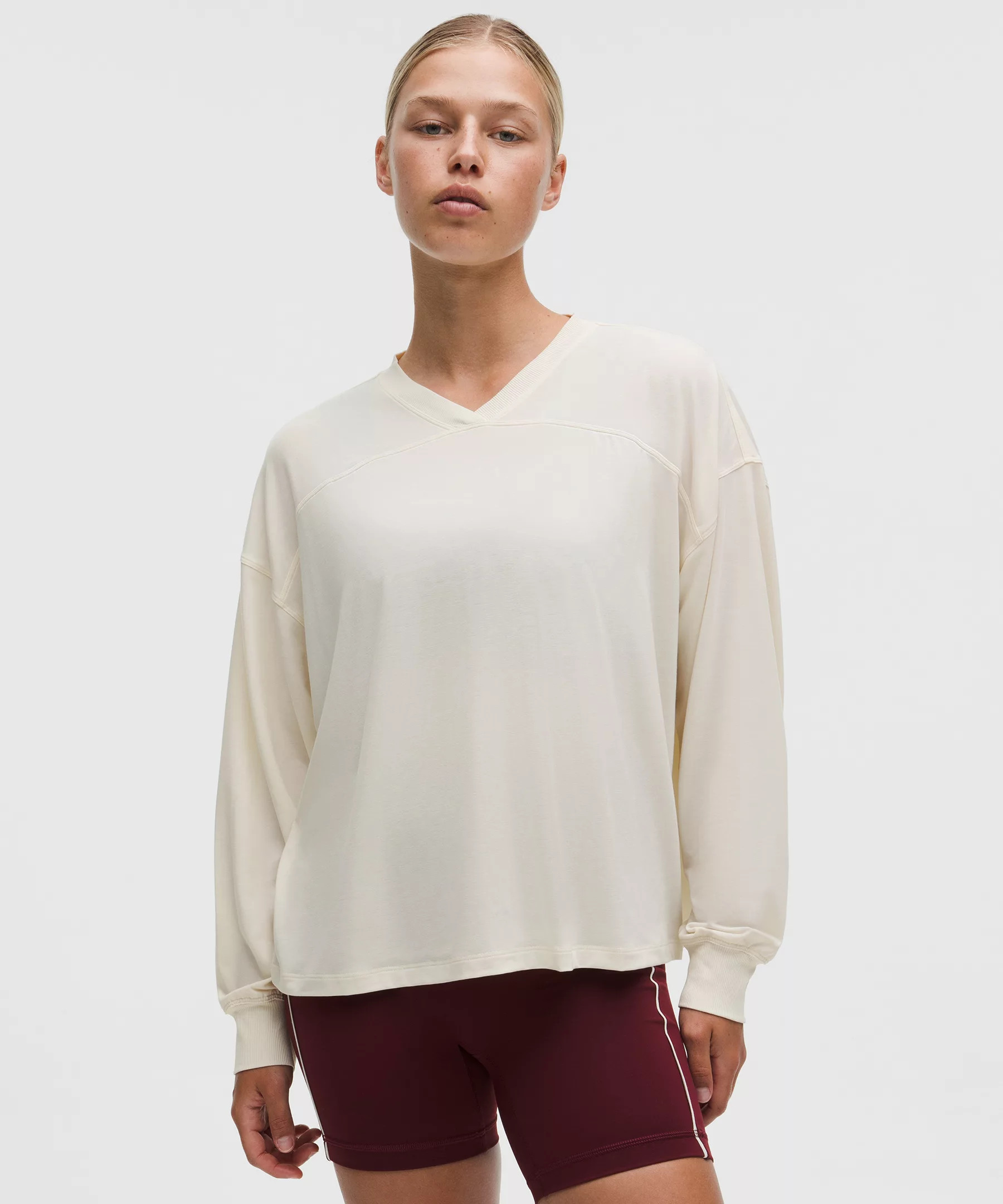 Jersey Training V-Neck Long-Sleeve Shirt | Lululemon (US)