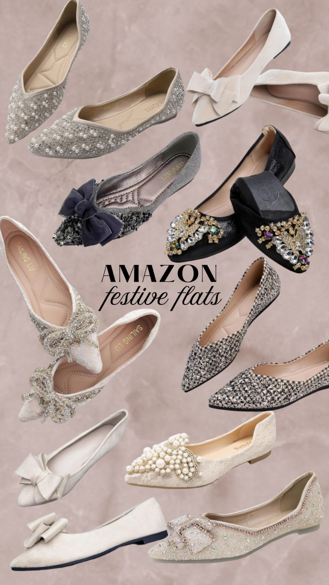 Flat shoes holiday party 

#LTKHoliday #LTKStyleTip #LTKFindsUnder50