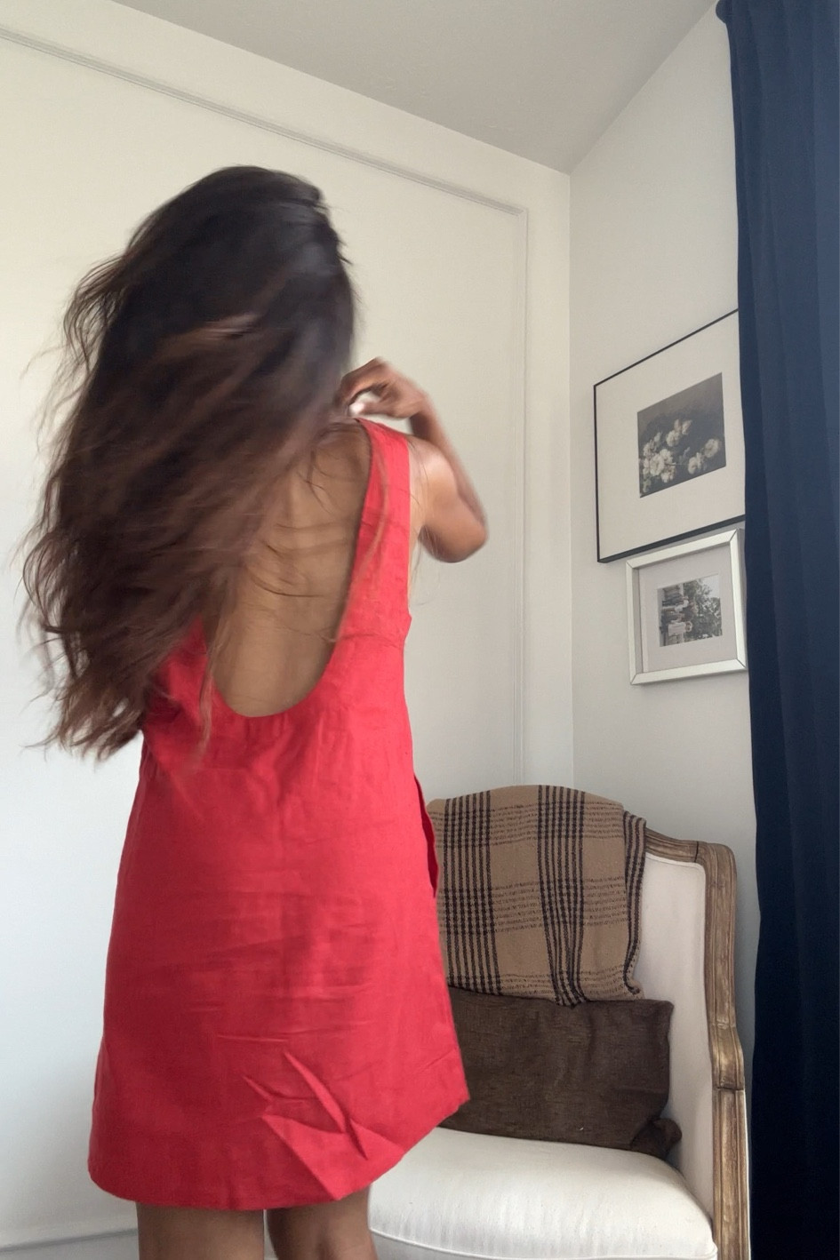 The back of this + the material is everything.  

#LTKSeasonal