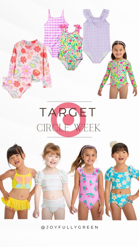 Target circle week // toddler girl swimsuits // summer outfits 

#LTKsalealert #LTKSeasonal