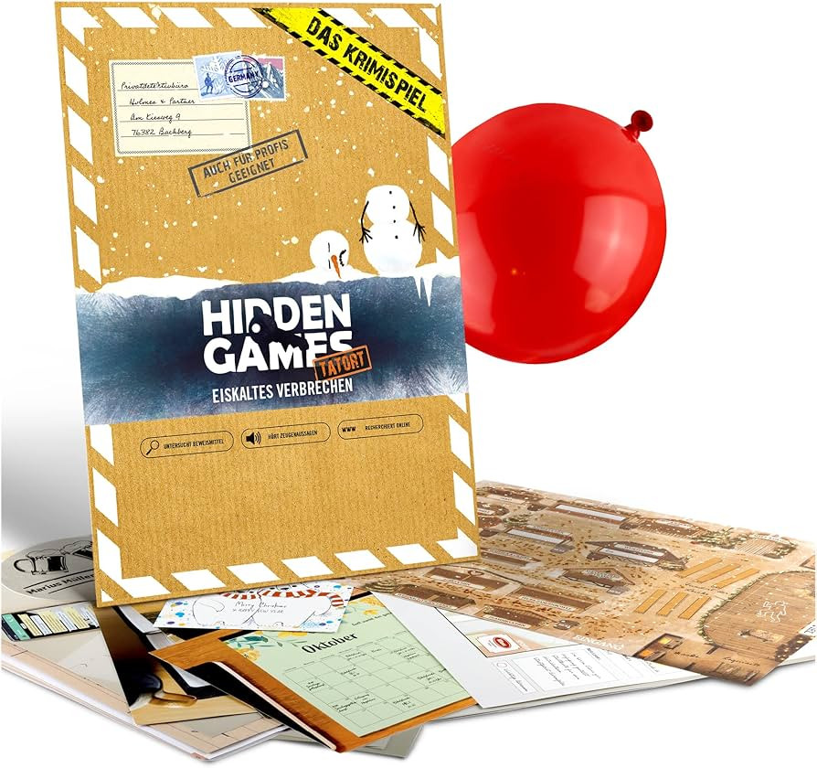 Hidden Games Tatort - EISKALTES VERBRECHEN - Der Winterkrimi - Deutsch - Realistisches Krimispiel... | Amazon (DE)