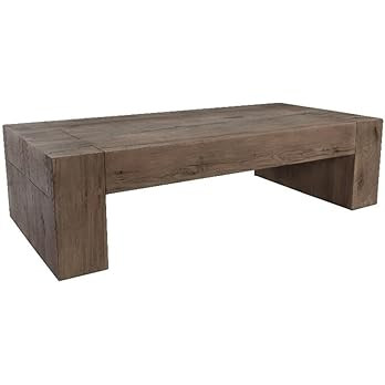 Kosas Home Bristol Transitional Wood Coffee Table in Natural Brown | Amazon (US)