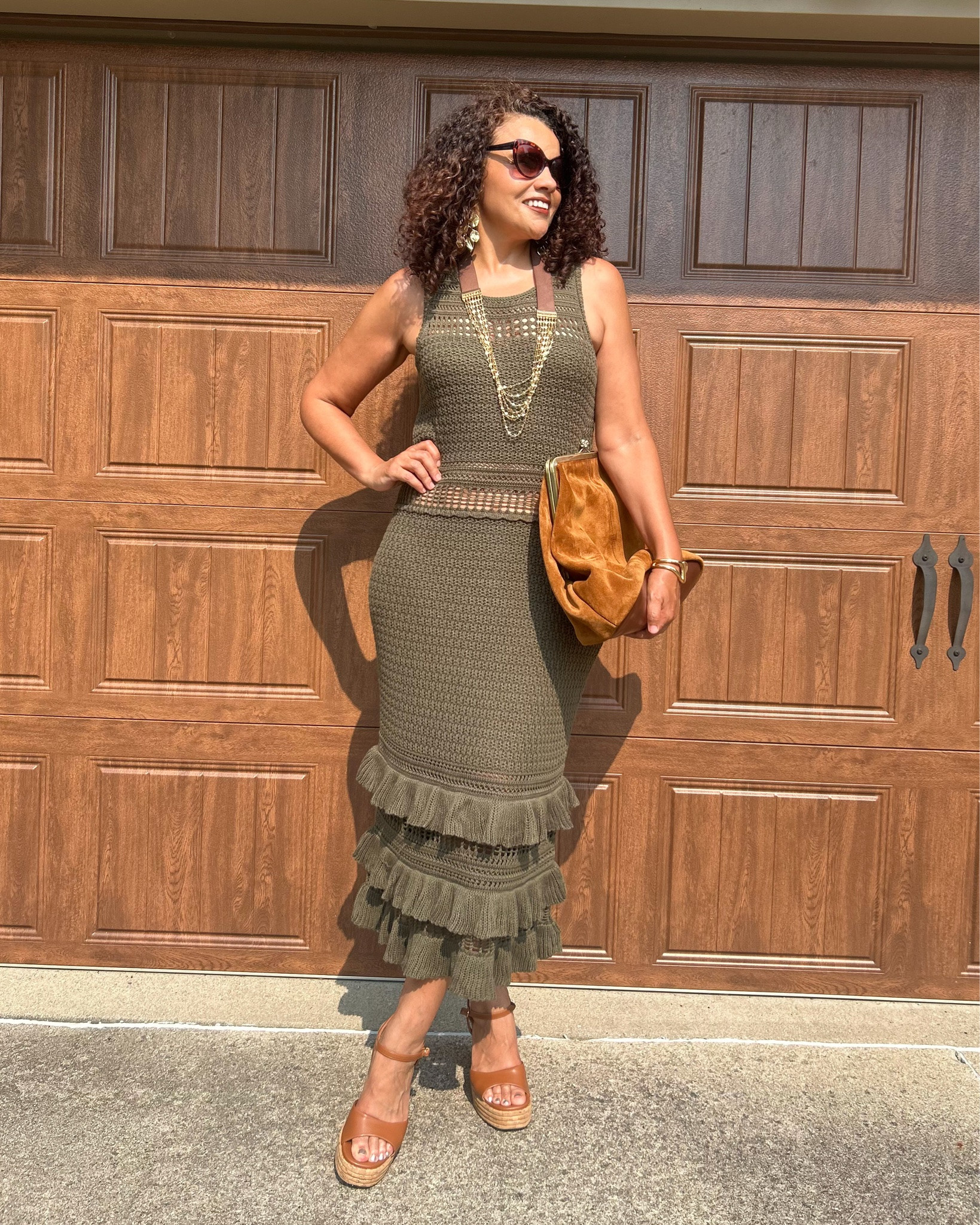 Summer vibes in my this gorgeous crochet dress in lovely Olive green and also comes cream! A color to transition your way into fall! #dresses #summerdress

#LTKSaleAlert #LTKMidsize #LTKOver40