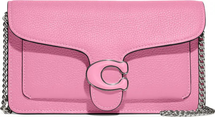 Tabby Polished Pebble Leather Chain Crossbody Bag | Nordstrom