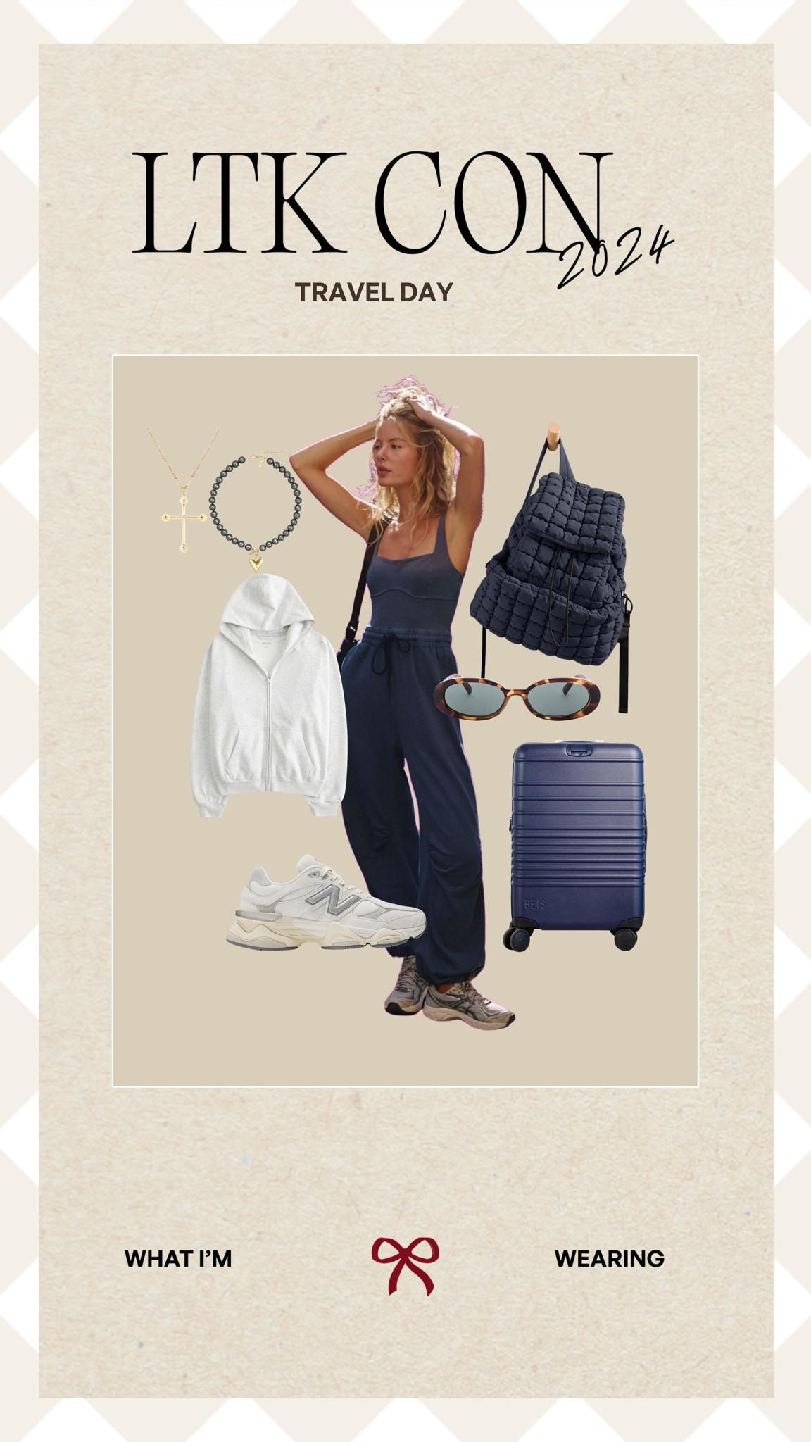 Travel ootd🤍 you guys know this is my fave free people jumpsuit! Heading to LTK con for my second year and I’m so excited!!! I wear a large #jumpsuit #freepeople #travel 

#LTKFallSale #LTKMidsize #LTKStyleTip