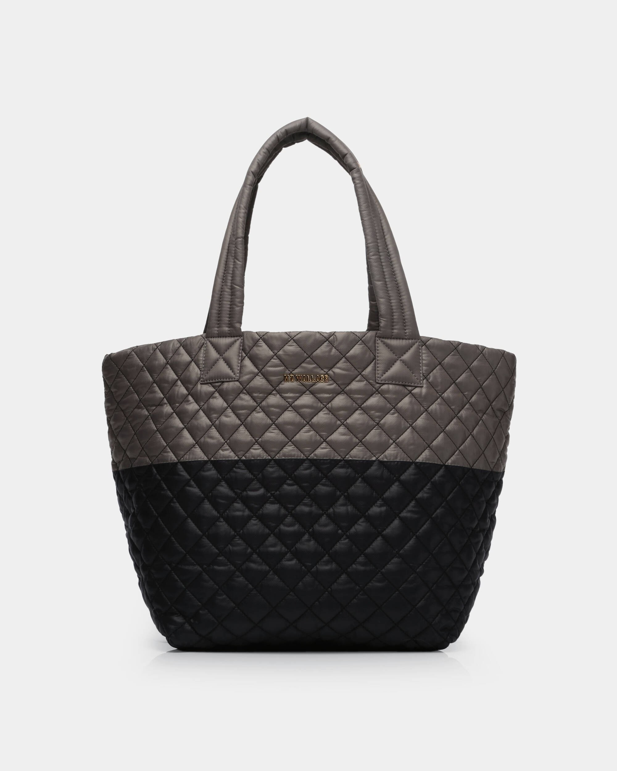 Magnet/Black Colorblock Medium Metro Tote | MZ Wallace