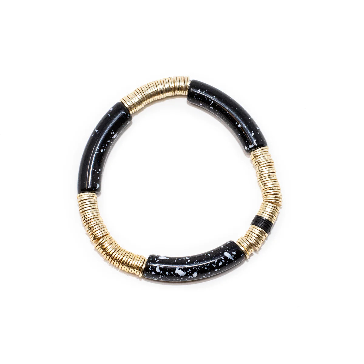 Black & White Splatter Paint Zo 6mm | Allie + Bess