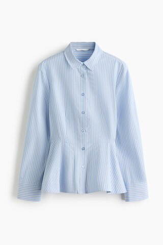 Cotton Peplum Shirt | H&M (US + CA)