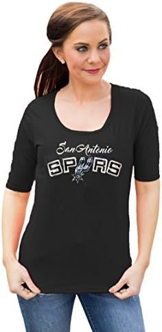 NBA Women's Half Sleeve Tee Shirt with Logo | Amazon (US)