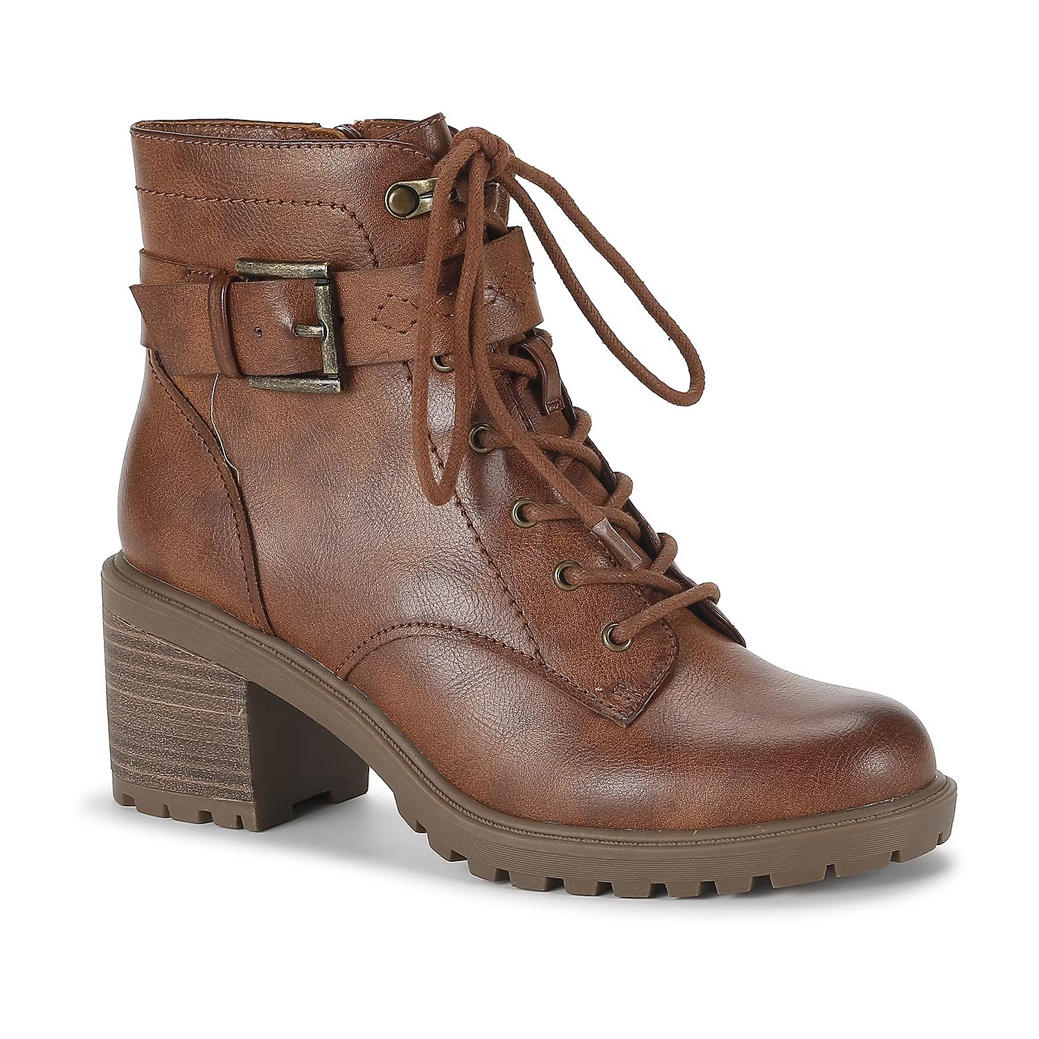 Frye and Co. Womens Axel Stacked Heel Lace Up Boots | JCPenney