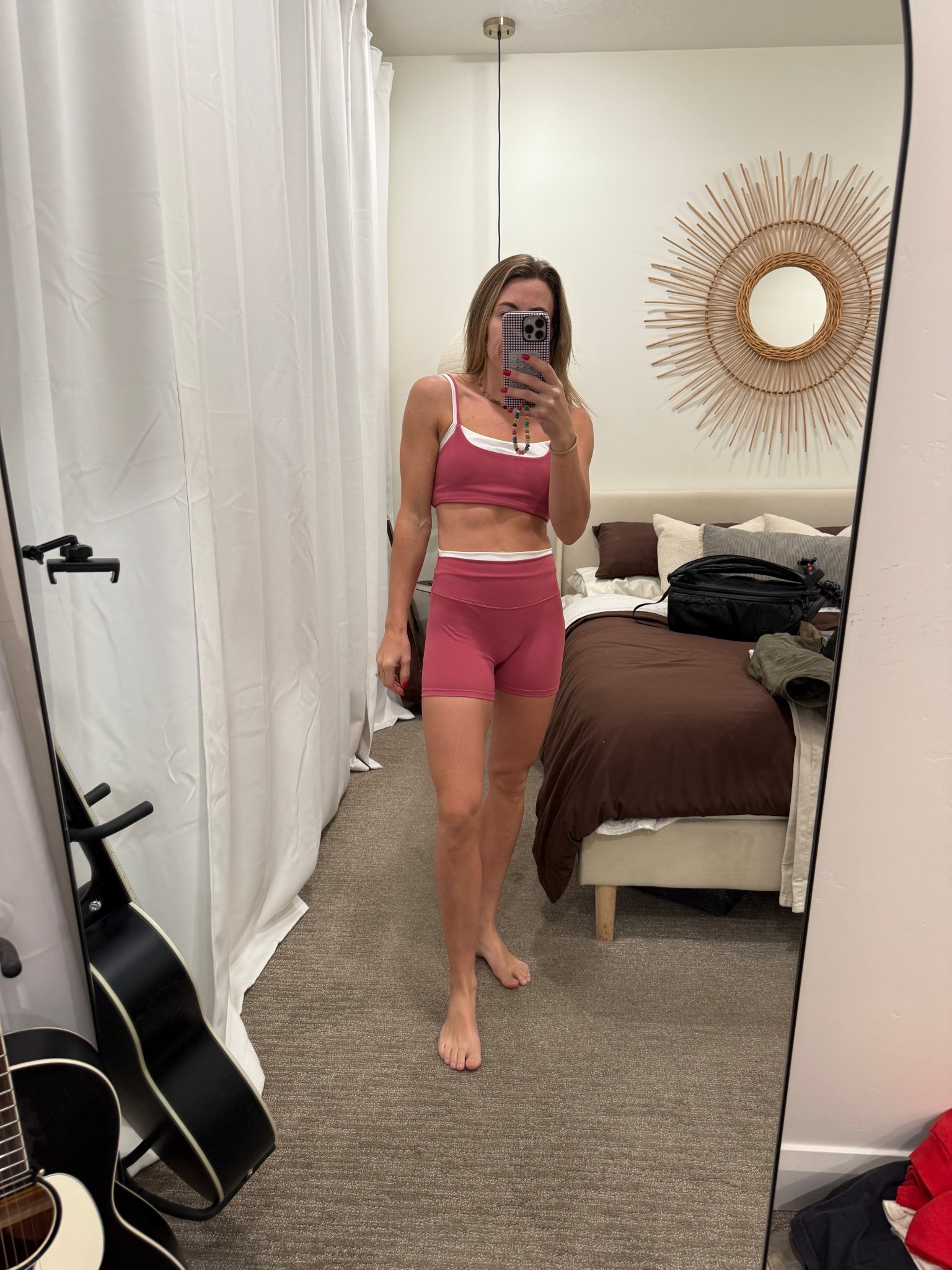 Gold Hinge with the win with this set, the color is perfect and the double strap bra has been a fave of mine and is trending right now. Next up the blueish color 

Got an XS in top and bottom 

#LTKActive #LTKootd #LTKfitnessgoals