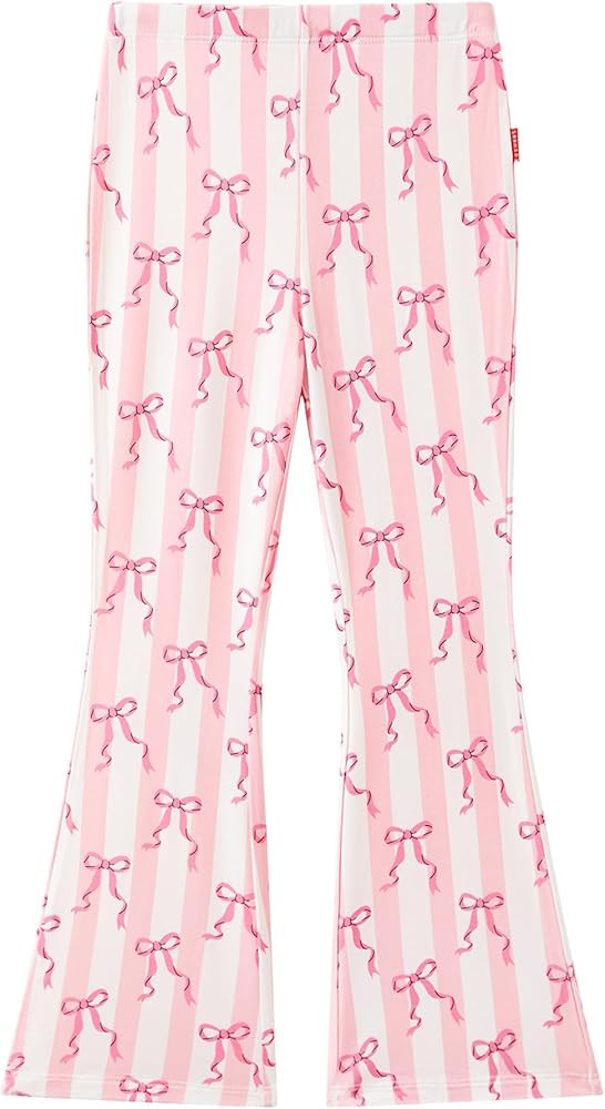 Toddler Girls Flare Leggings Bamboo Viscose Soft and Stretchy Little Girl Bell Bottoms | Amazon (US)