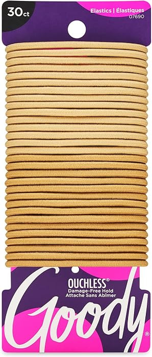 Goody Ouchless Hair Elastics – No Pull, No Breakage, Tangle-Free Hold for Thick, Curly, Coily &... | Amazon (US)