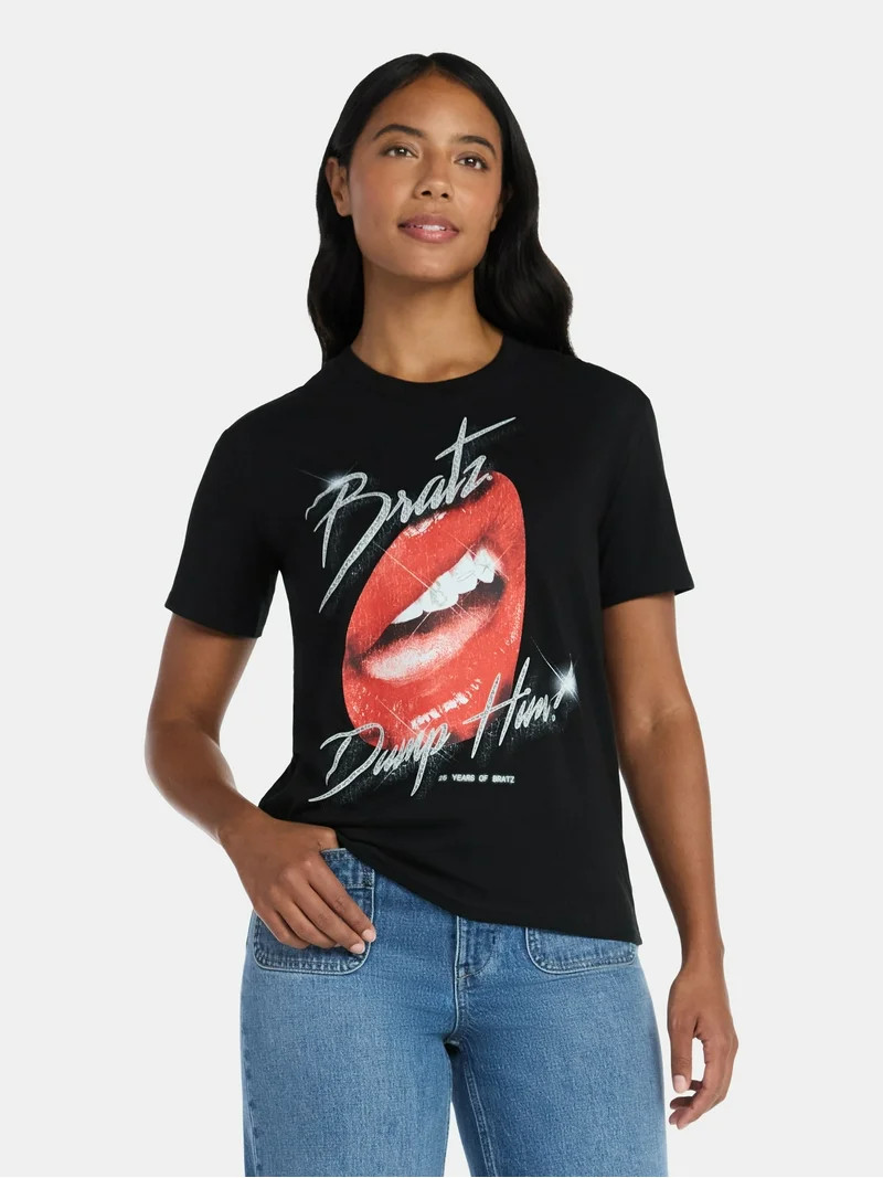 Bratz Women's Graphic Tee with Short Sleeves, Sizes XXS-XXL | Walmart (US)