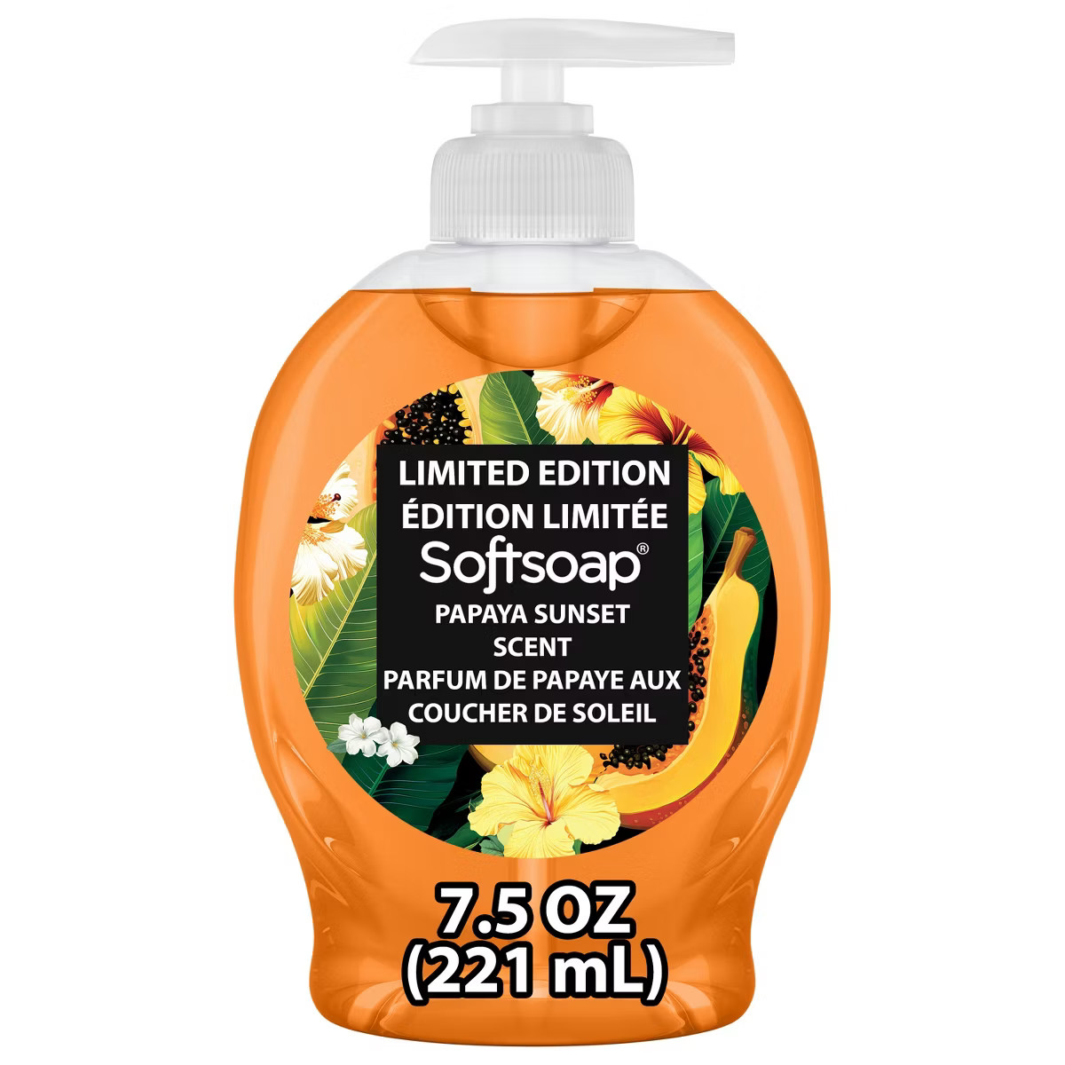 Softsoap Limited Edition Gel Hand Soap - Papaya Sunsets - 7.5 fl oz | Target