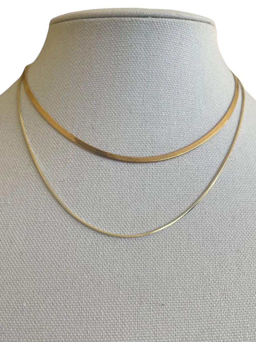 Herringbone Chain Necklace | Iris