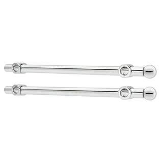 1.25 in. Chrome Steel Extendable Designer Closet Valet Rod (2-Pack) | The Home Depot