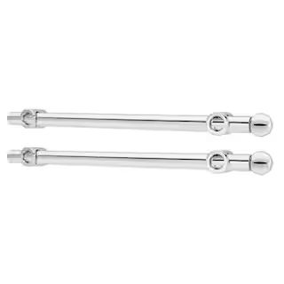 1.25 in. Chrome Steel Extendable Designer Closet Valet Rod (2-Pack) | The Home Depot