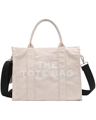 Amazon.com: The Tote Bag for Women Crossbody Canvas Tote Bag Traveler Handbag Zipper Canvas Tote ... | Amazon (US)
