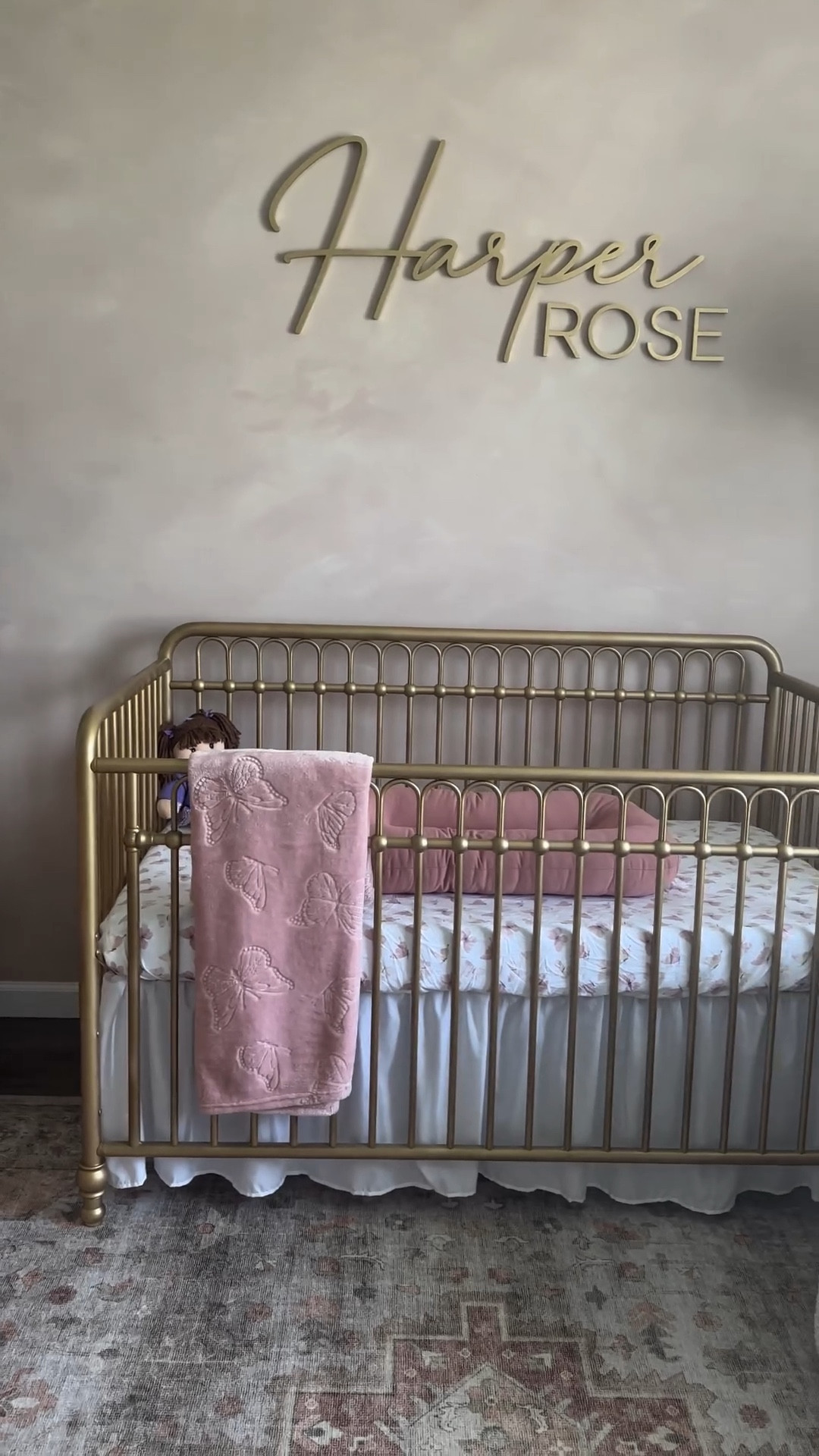 The nursery is finally complete 🎀 we are ready for her arrival, I’ve linked everything I could find we used for this nursery 

#LTKBaby #LTKHome