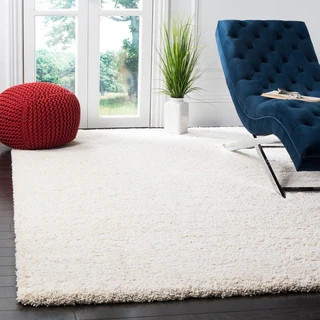 Safavieh Milan Shag Maibritt Solid Rug - 8' x 10' - Ivory | Bed Bath & Beyond