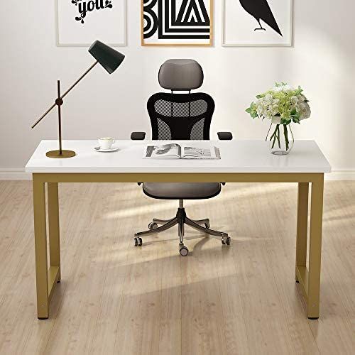 Tribesigns Modern Computer Desk, 55 inches Large Office Desk Computer Table Study Writing Desk fo... | Amazon (US)