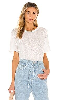 Free People Clarity Ringer Tee in Optic White from Revolve.com | Revolve Clothing (Global)