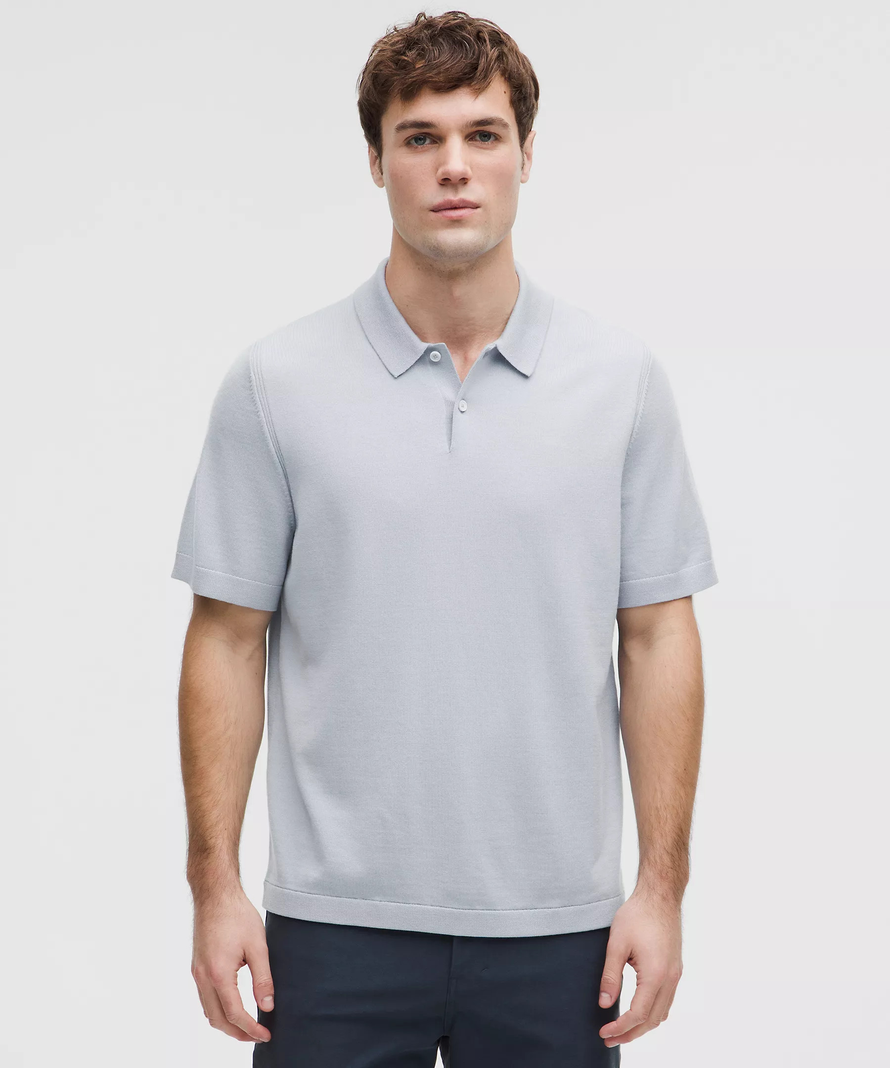 New Venture Short-Sleeve Knit Polo Shirt | Lululemon (US)
