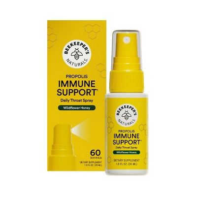 Beekeeper's Naturals Daily Propolis Immune Support Spray - 1 fl oz: Drug-Free, Contains Honey, No Artificial Sweeteners | Target