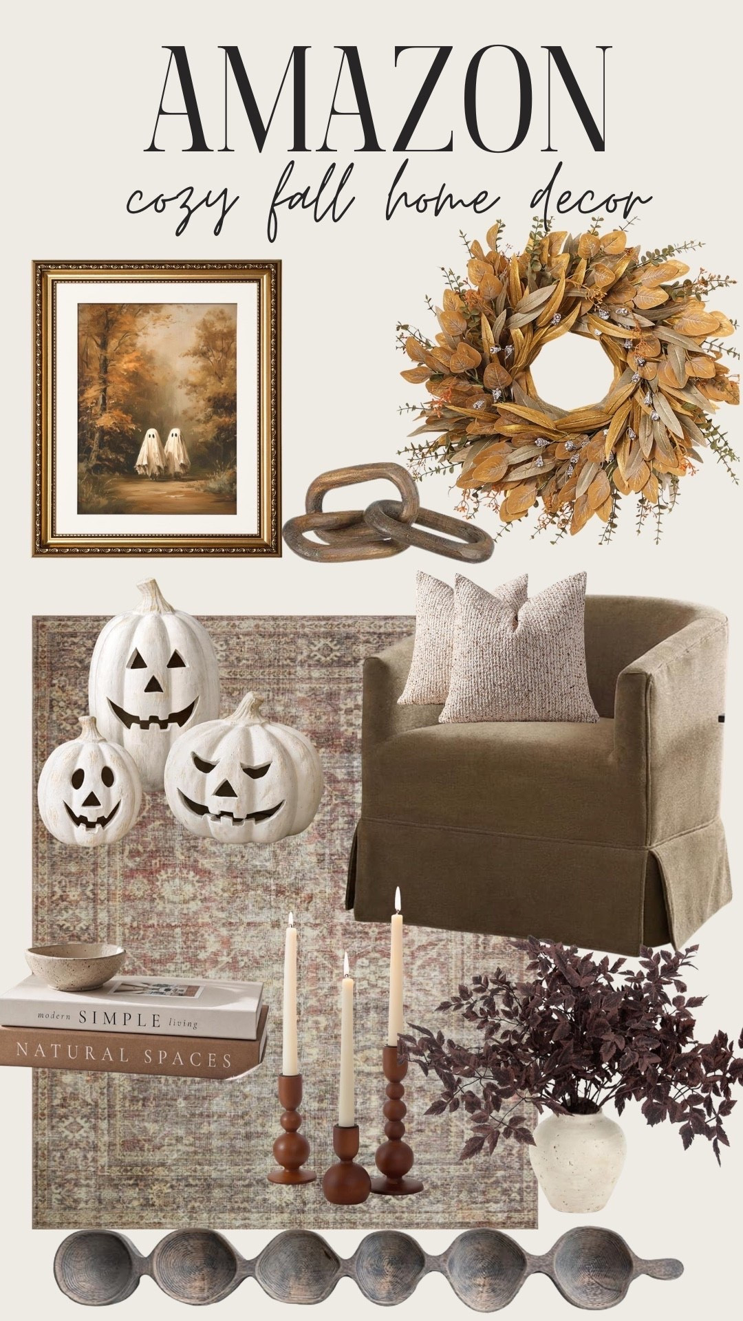 🤍Amazon cozy fall home finds ✨🍂

#LTKHome #LTKSeasonal #LTKdayinmylife